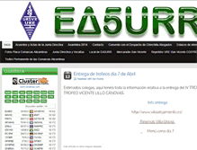 Tablet Screenshot of ea5urr.org